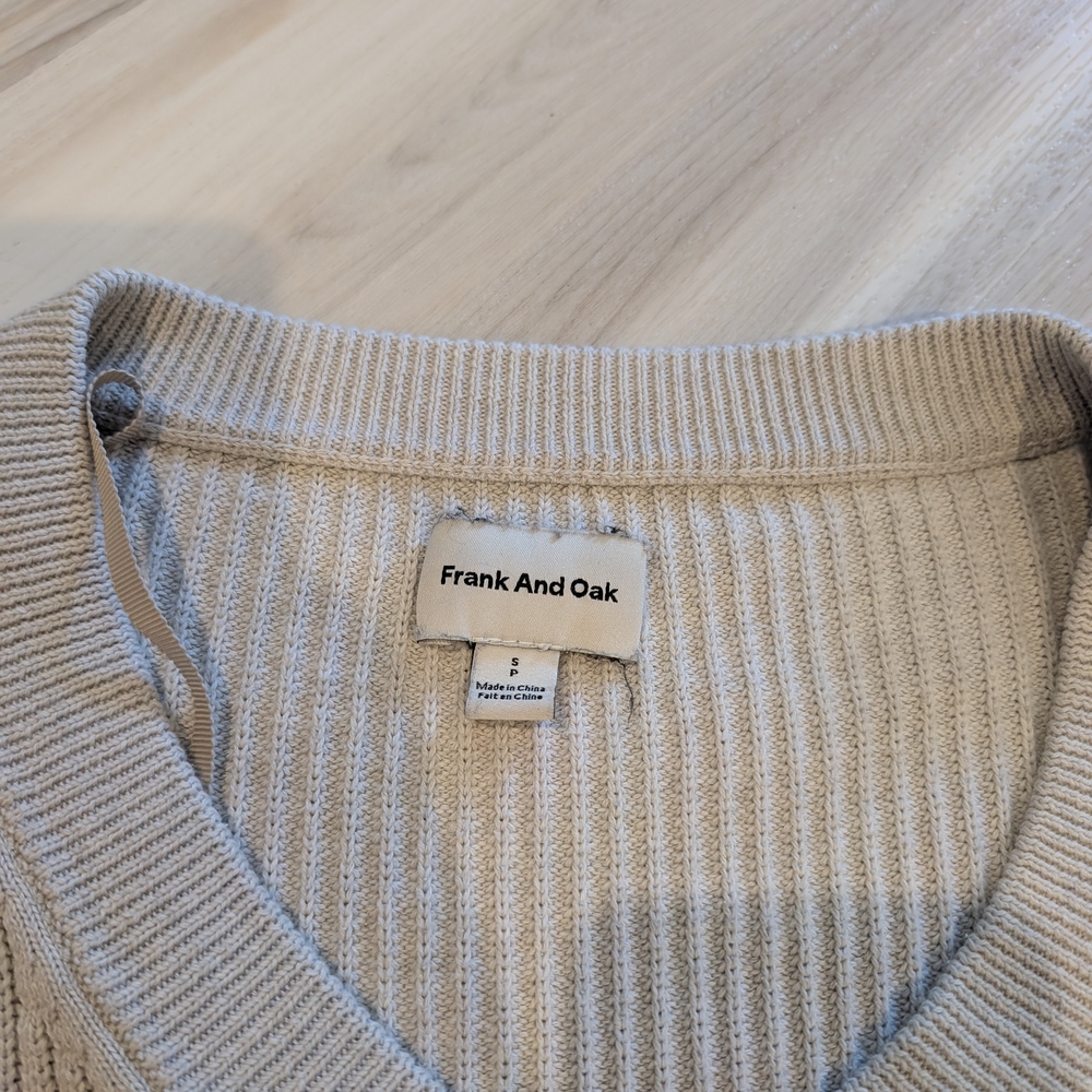 Frank &Oak V-Neck Ribbed Sweater - Picture 3 of 7